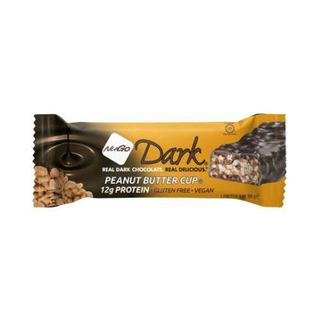NuGo Vegan Dark Peanut Butter Cup Protein Bar 50g - 12 Pack