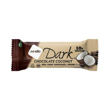 NuGo Dark Nutrition Protein Bars Chocolate Coconut 50g - 12 Pack