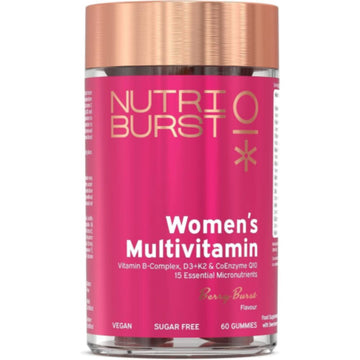 Nutriburst Sugar-Free Vegan Women's Multivitamin 60 x Gummies 180g