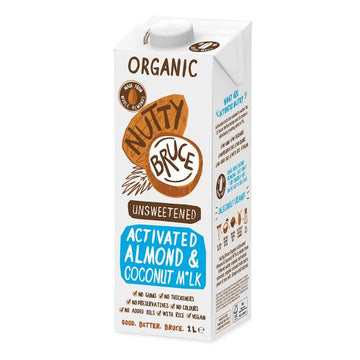 Nutty Bruce Nutty Bruce Activated Almond & Coconut Milk 1L - 6 Pack