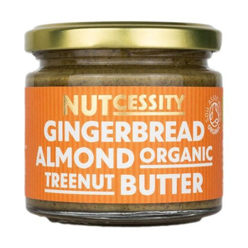 Nutcessity Organic Vegan Gingerbread Almond Nut Butter 170g  - 2 Pack