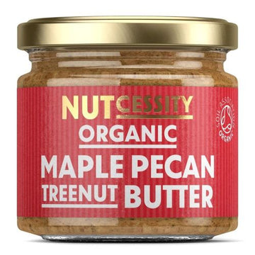 Nutcessity Organic Vegan Maple Pecan Nut Butter 170g [Peanut-Free] - 2 Pack