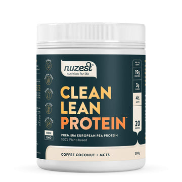 NUZEST Clean Lean Protein Coffee Coconut + MCTs 500g 500g