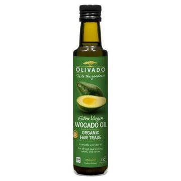 Olivado Organic Fairtrade Extra Virgin Avocado Oil 250ml - 2 Pack