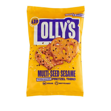 Ollys Multiseed Sesame Pretzel Thins 140g - 7 Pack