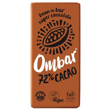 Ombar Ombar 72% Cacao 70g, organic and vegan - 10 Pack