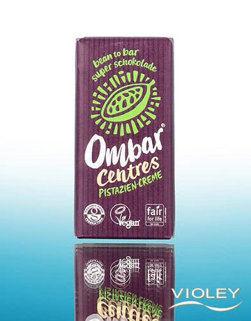 Ombar Ombar Pistachio Centres 35g, organic and vegan - 10 Pack