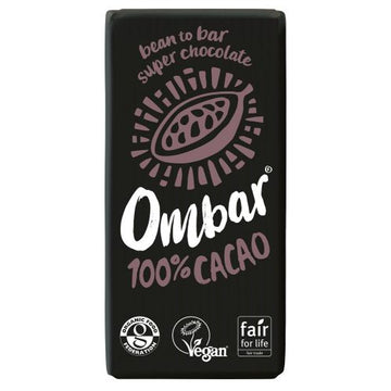 Ombar Ombar 100% Cacao 35g, organic and vegan - 10 Pack