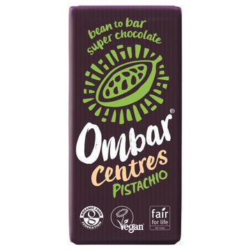 Ombar Ombar Pistachio Centres 70g, organic and vegan - 10 Pack