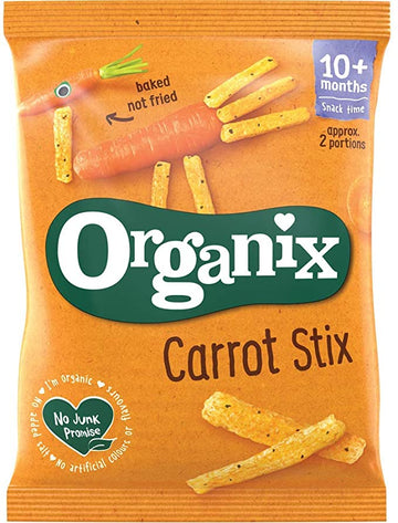 Organix Organix Carrot Stix 4 x 15g