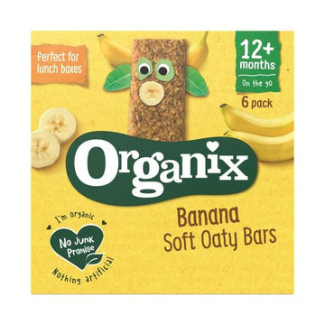 Organix Organix Banana Soft Oat Snack Bars Multipk 6x30g - 6 Pack