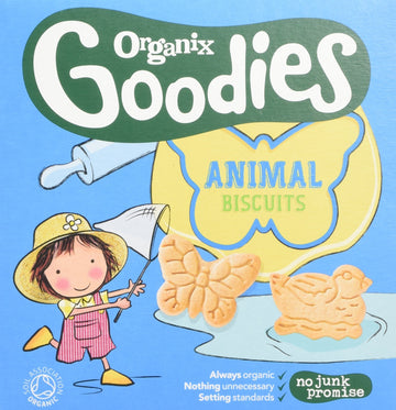 Organix Farm Animal Organic Toddler Snack Biscuits 100g