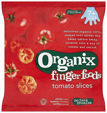 Organix Melty Tomato Slices Organic Baby Finger Food Snack 20g - 5 Pack