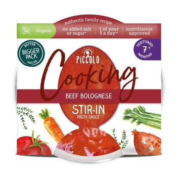 Piccolo Organic Bolognese Stir-In Sauce 120g - 14 Pack