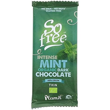 Plamil So Free Intense Mint Chocolate Organic 80g - 12 Pack