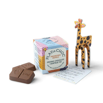 PLAYin CHOC ToyChoc Endangered Animals 50g - 6 Pack