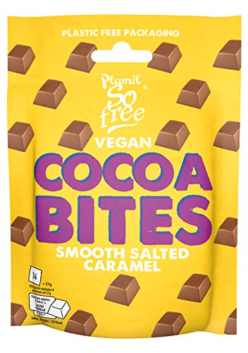 Plamil Vegan Salted Caramel Cocoa Bites 108g - 7 Pack