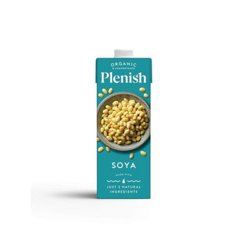 Plenish Plenish Organic Soya Milk 1 Litre - 8 Pack