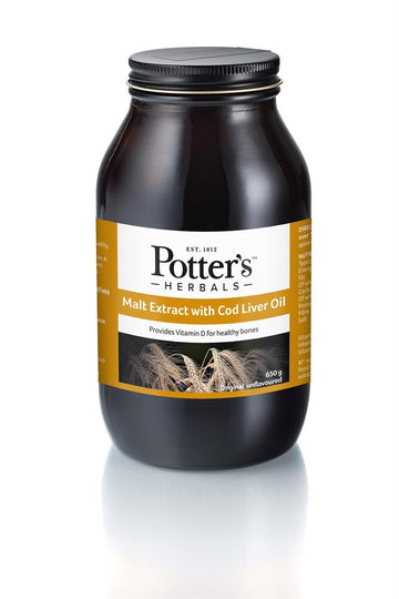 Potters Potter Malt Extract and Cod Liver Oil 650g