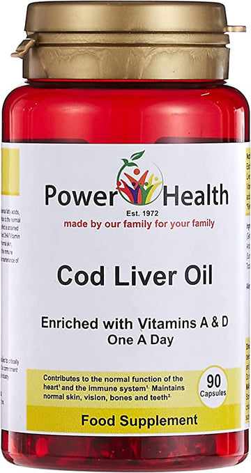 Power Health Cod Liver Oil Caps  90 caps