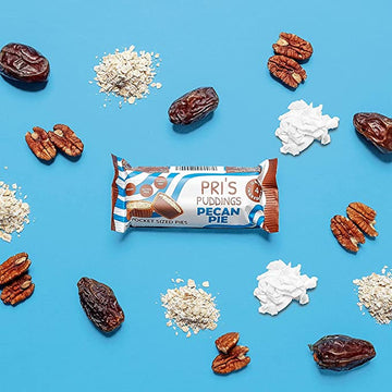 Pris Puddings Vegan Pocket Sized Pies - Pecan Pie 48g - 6 Pack