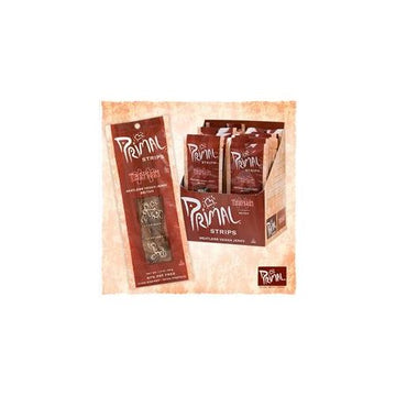 Primal Spirit Vegan Jerky Strips Teriyaki 28g - 8 Pack