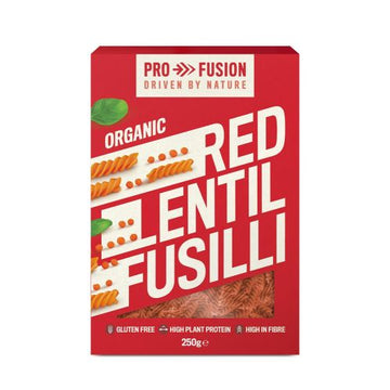 Profusion Organic Red Lentil Fusilli - Gluten & Grain Free - 250g