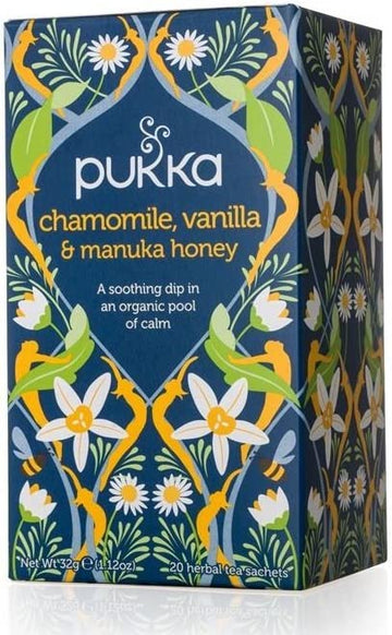 Pukka Herbs Chamomile Vanilla & Manuka 20 bag - 4 Pack