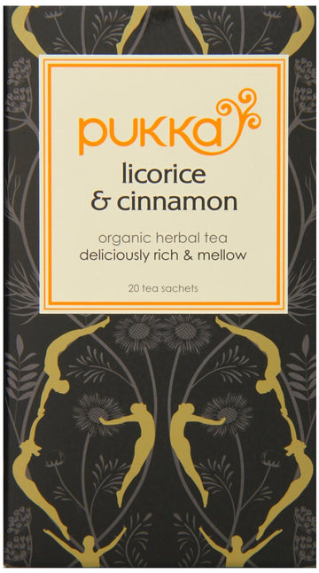 Pukka Herbs Pukka Organic Licorice & Cinnamon Herbal Tea x 20 sachets