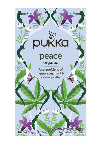 Pukka Herbs Pukka Peace Organic Herbal Tea 20 teabags - 4 Pack