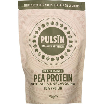 Pulsin Pea Protein Isolate Powder Unsweetened 250g