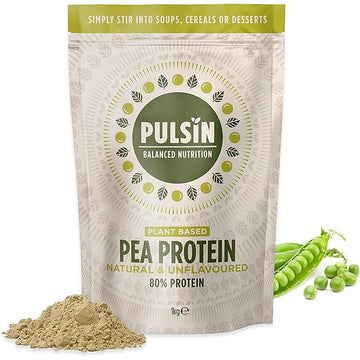 Pulsin Pea Protein Isolate Powder Unsweetened 1000g