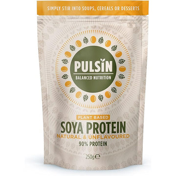 Pulsin Soya Protein Isolate Powder Unsweetened 250g