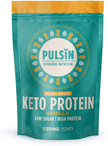 Pulsin Vanilla Keto Protein Powder 252g