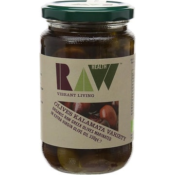 Raw Health Organic Mixed Green & Kalamata Olives 330g