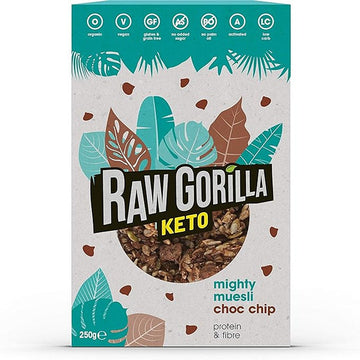 Raw Gorilla Raw Gorilla Keto Mighty Muesli Choc Chip 250g