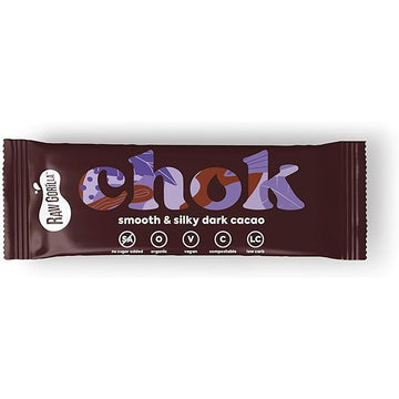 Raw Gorilla Raw Gorilla KETO Smooth Dark Chocolate 35g - 10 Pack
