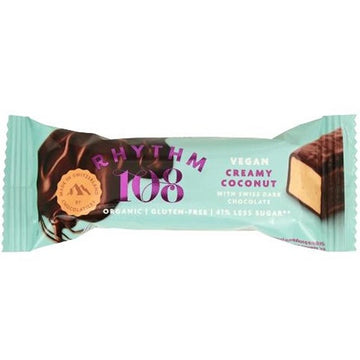Rhythm 108 A Swiss chocolate coated bar - Super Coconut flavour. - 15 Pack