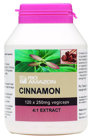 Cinnamon 4:1 Extract  250mg 120 vcaps