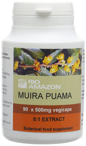 Muira Puama 5:1 Extract 500mg 90 vcaps