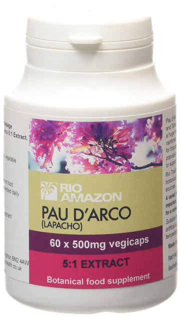 Pau d'Arco (Lapacho) 5:1 Extract 500mg 60 vcaps