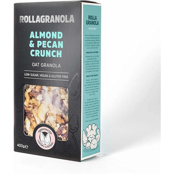 Rollagranola Low Sugar vegan and gluten-free granola - 400g - 6 Pack