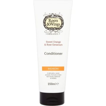 Roots and Wings Organic Sweet Orange & Rose Geranium Conditioner 250ml