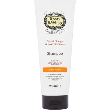 Roots & Wings Organic Sweet Orange & Rose Geranium Shampoo