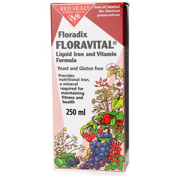 Floradix Floravital Yeast & gluten free liquid iron formula 250ml