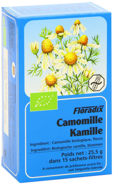 Floradix Camomile Organic Herbal Tea 15 filterbags