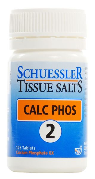 Schuessler No 2 Calc Phos Tissue Salts 125 Tabs