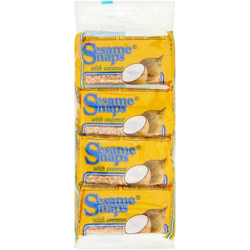 Sesame Snaps Sesame Snaps with Coconut - Multipack 4 x 30g - 30 Pack