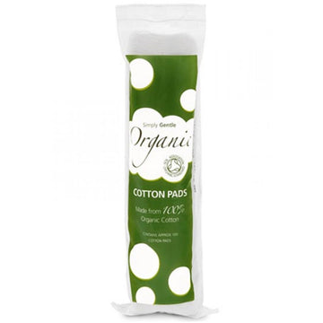 Simply Gentle Organic Cotton Cosmetic Pads 100's