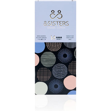 &SISTERS PF Bleach Free Eco Applicator Tampon Heavy Flow (14 Tampons)